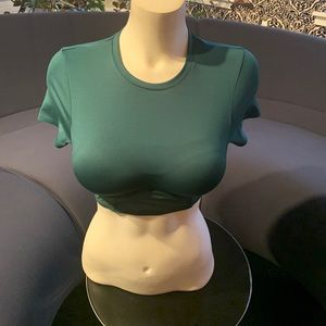 IVY PARK CORSET CROP TOP